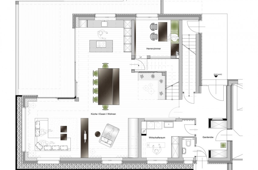 Planung eines Einfamilienhauses in Zellermoos